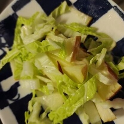 chaiさん♪マヨネーズなしのコールスローサラダ、白菜でつくってみました(*^-^*)冷蔵庫のお野菜整理ができてヘルシーでとても美味しかったです♡